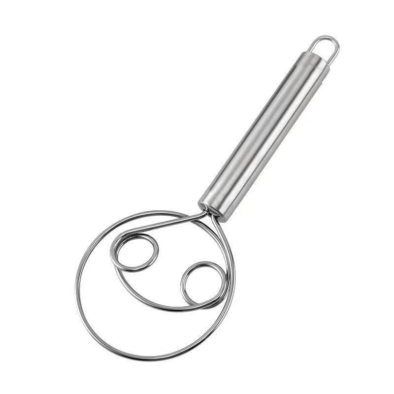 Non-stick Quick Egg Beater Bread Pastry Stainless Steel Dough Whisk Egg Mixer Hand Mixer Artisan Blender Kitchen Baking Tools