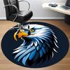 1pc Eagle Emblem Office Round Area Rug, Under Office Chairs Bedroom Living Room Home Decor, Room Deco