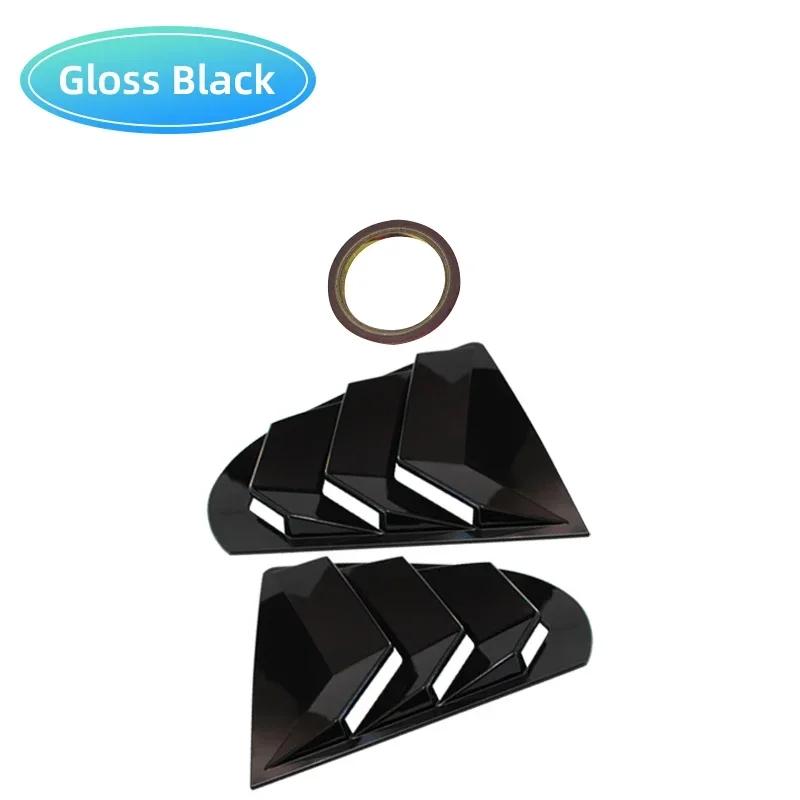 

1 Pair Car Rear Window Side Vent Shutter Louver Cover Trim Ex terior Accessories For Mitsubishi Lancer EX X EVO 2008-2018