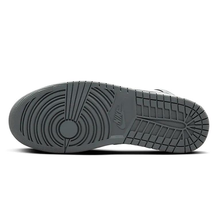 Jordan Air Jordan 1 Cushioning Slip Resistant Breathable Mid top Vintage Basketball Shoes Unisex White Black DQ8426-001(Team366-)