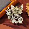 Retro Klassisch Damen Herren Fuchs Vollkristall Broschen Abzeichen Vintage Dame Schwerindustrie Tier Strass Anzug Mantel Anstecknadel Korsagen