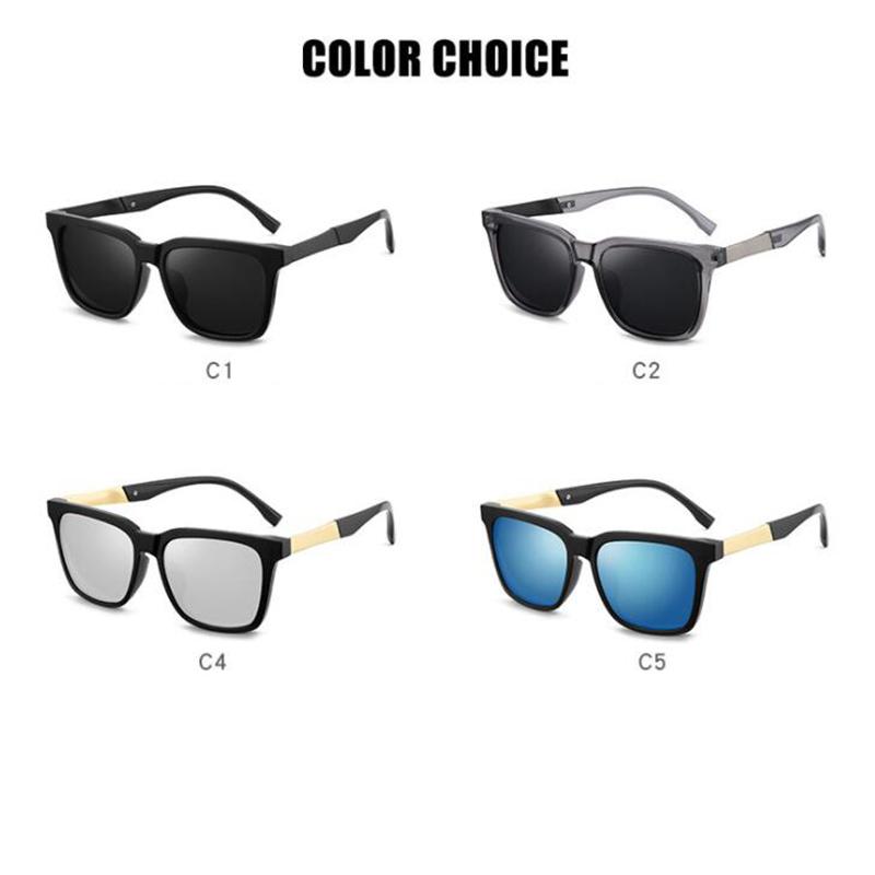 Damen Retro Myopie-Linse Quadratische Sonnenbrille Herren Metall Fahrer Korrekturbrille Damen 0 -0,5 -0,75 -1,0 Bis -6,0