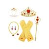 Snow White Princess Dress with Cape and Bow Accessory Yellow 2-3 Years Kids Costume