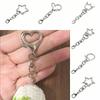 10Pcs Multi Styles Keyring Pendant 360 Rotate Keychain DIY Accessories  Doll Hanging