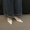 Fashion 2025 Women Flats Slingbacks Sandals Fashion Pointed Toe Pumps Soft Sole Slip-on Casual Thin Shoes Comfortable Lady Work Shoes