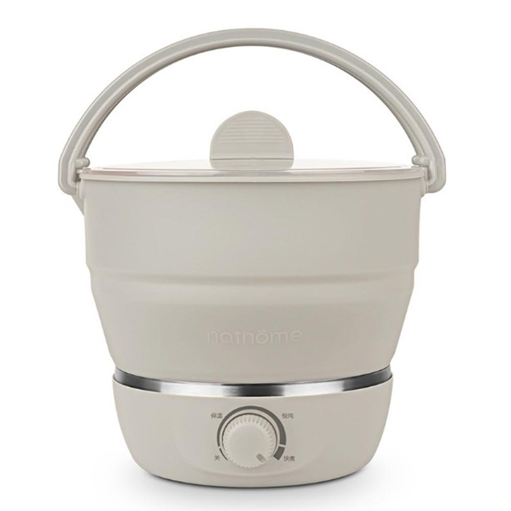 Buy Multifunctional Electric Skillet Portable Folding Electric Hot Pot Travel for Student