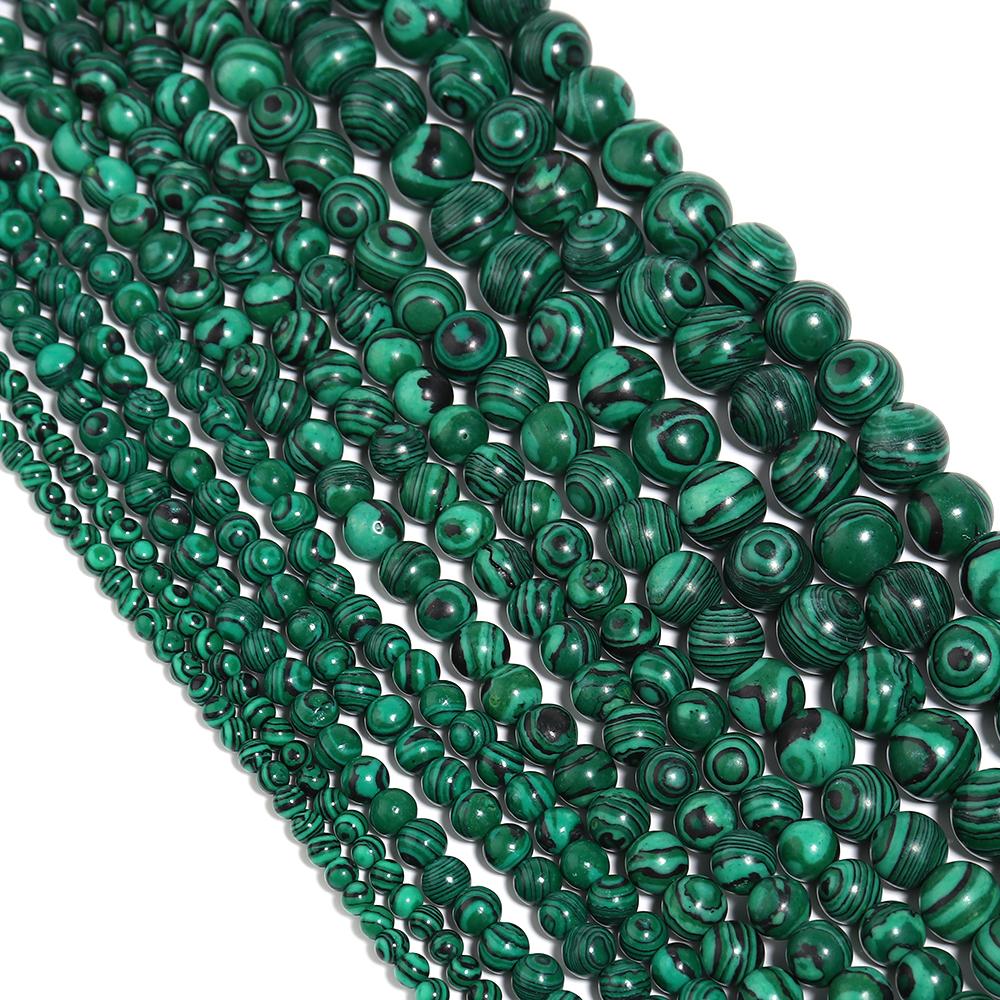 Natural Stone Beads Agate Amethyst Jade Amazonite Tiger Eye Loose Round Beads For DIY Bracelet Necklace Gift Making4/6/8/10/12mm