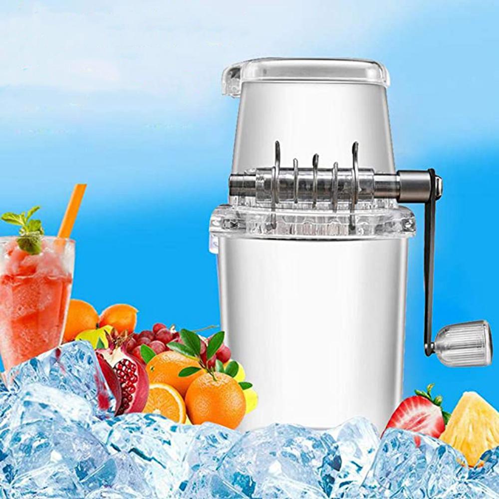 

ice machine Portable Home Transparent Summer Ice Chopper Ice Crusher Ice Blender Manual Shaver
