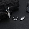 European and American New Lightning Earrings Women's High-end Niche Earrings A Versatile Hip-hop Lightning Diamond Earrings Men 2026