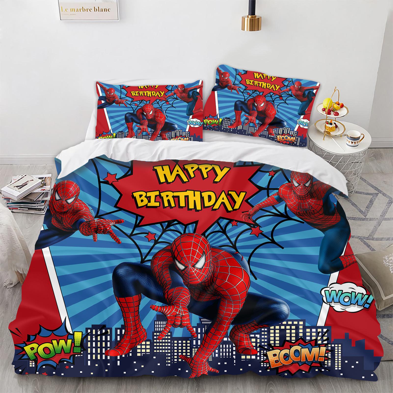 

Home Textile Three-Piece Cartoon Grinding Digital Printing Quilt Pillowcase Bedding 90 * 200