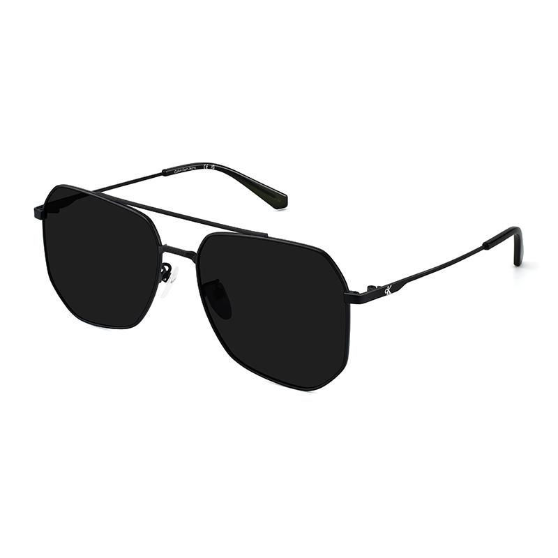 Calvin Klein Polarized Ultra-Light Double Beam Driving Travel Sunscreen UV Protection Sunglasses Irregular Shape Unisex sunglasses CKJ26217SPLB
