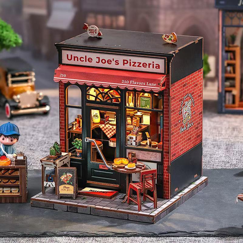 Cutebee Japanese Ramen Shop 3D DIY Miniature Wooden Model Toy