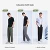 Navigare Men's Cool-Feel Drawstring Wide-Leg Parachute Pants