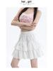 Black High Waist A-line Puffy Skirt for Women, Summer 2026 Trendy Short Umbrella Cake Skirt