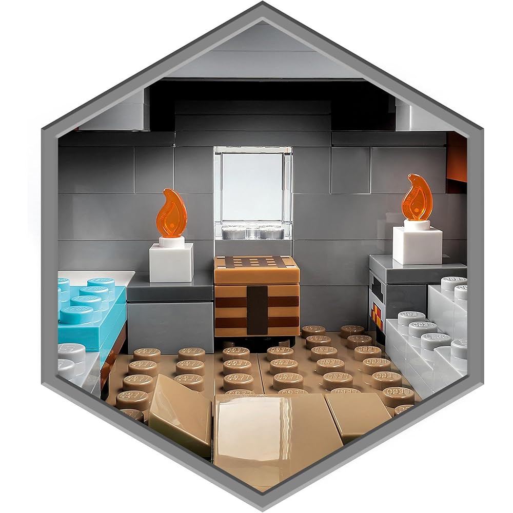 LEGO Minecraft Abandoned Village Set 21190 Building Blocks Toy for Boys and Girls Ages 8 and Up