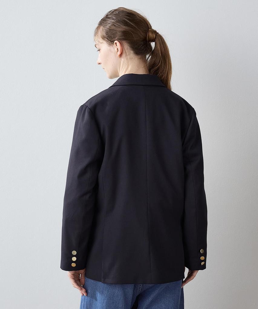 Souk Tailored Jacket for Women Navy [Le Holiday] W-breasted 295074,