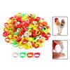 100Pcs Poultry Leg Bands Numbered Tag Markers Chicken Identification Band for Chickens Ducks Goose Poultry Identification Pigeon