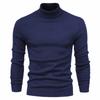 And Winter Thickened Warm Sweater Medium Collar Men's Multi-color Sweater