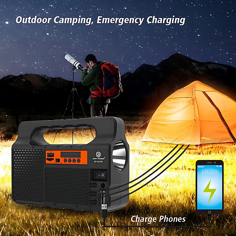 Light Outdoor 1 Solar Searchlight Energy Storage Power Generation System Led Light Panel Portable Power Supply Outdoor Camping