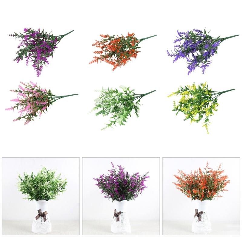 Portable Imitation Lavender Spikes Accessory for Interior Decoration and Atmosphere Enhancement at Weddings and Parties