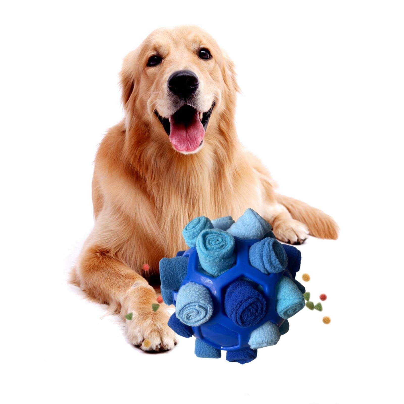 

New Pet Sniffing Ball, Dog, Sniffing Ball, Puzzle Feeding Ball, Pet Supplies Toy One Size синій