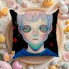 H-Hikari Shimoda IllustrationS Cushion Cover Home & Car Multi-Scene Pillow Cover - Reversible, Soft & Durable for Daily Use