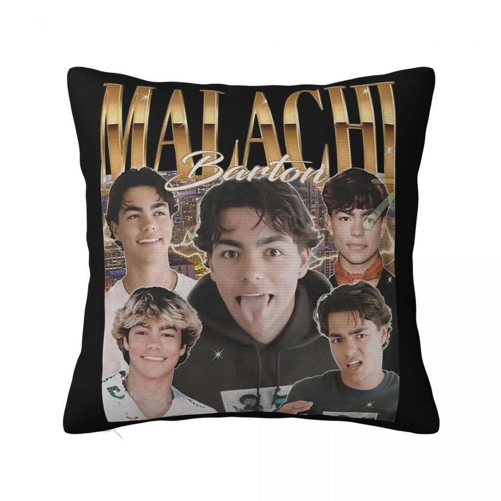 Malachi Barton Pillowcase Printed Polyester Cushion Cover Decor Throw Pillow Case Cover Home Zippered 40X40cm