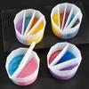Silicone Distributing Cup Liquid Pigment Color Mixing Toning Dispensing Cup for DIY Epoxy Resin Crafts Jewelry Making Tools
