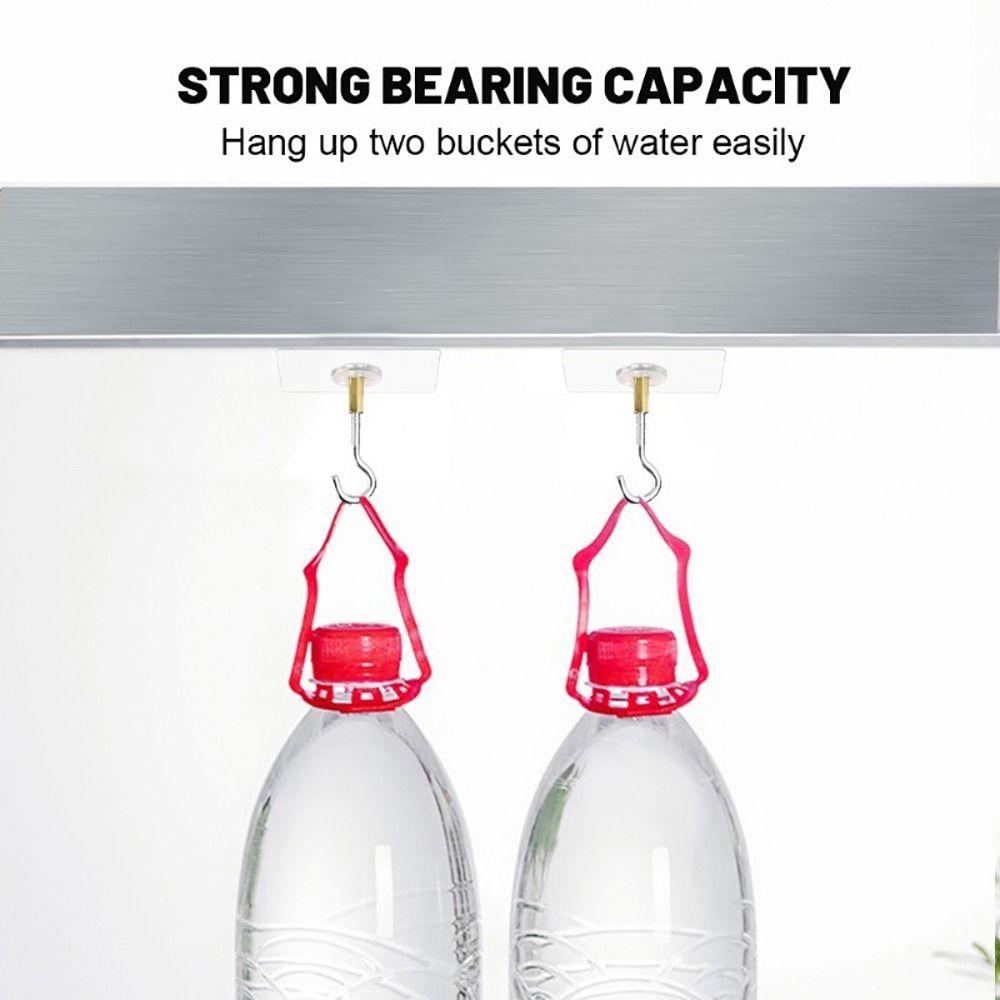 1Pcs Traceless Punch-Free Ceiling Hook Wall Mounted Seamless Transparent Hooks