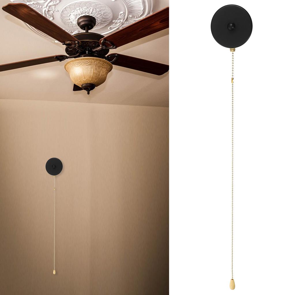 Pull Chain Switch For Ceiling Wall Light Cabinet Light Pull Cord Replacement Compatible With Most Fan Lights Bedside Switches