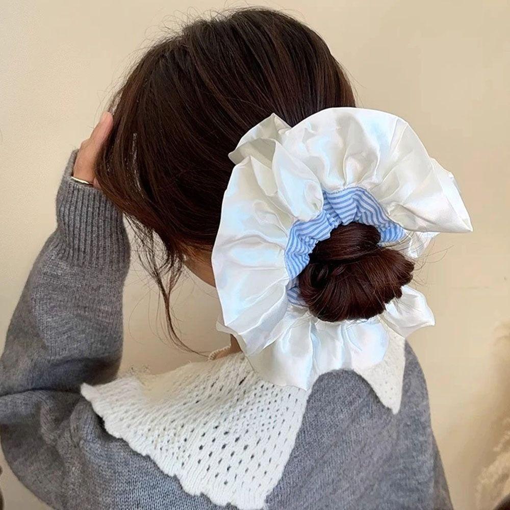 Extra Large Hair Scrunchie High Elasticity Ponytail Holder Kawaii Hairband