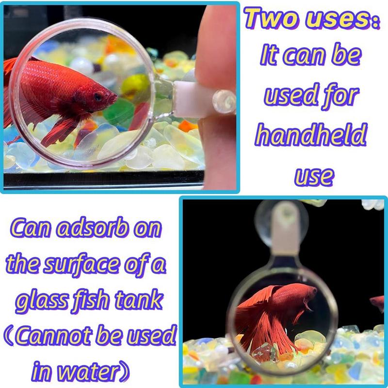 Aquarium Magnifier Fish Tank Viewer Magnifying Glass Small Animal Magnifying Glass Fish Tank Viewer Plant Observation