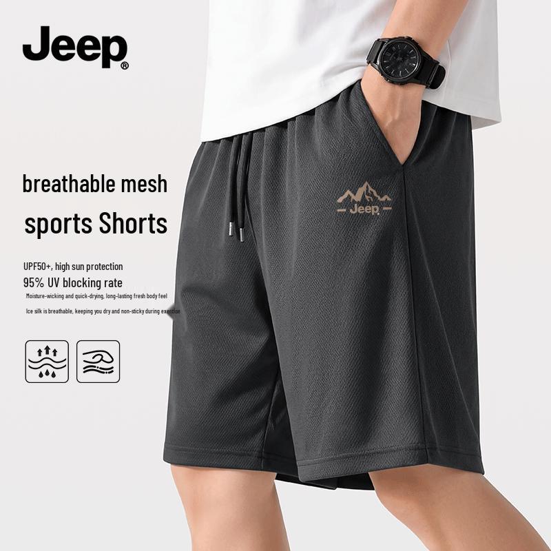 Мужские быстросохнущие сетчатые outdoor шорты JEEP 3XL