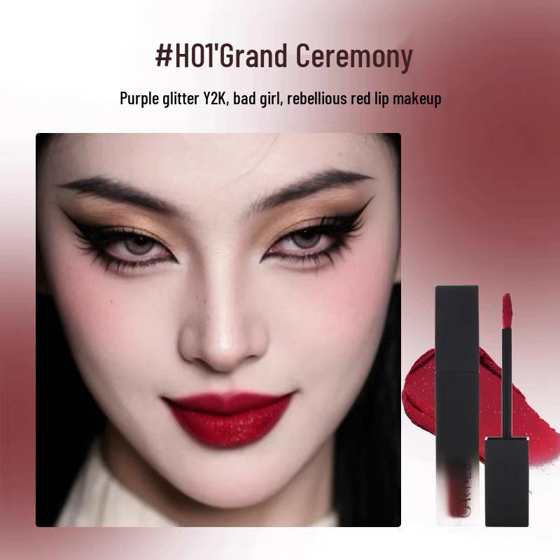 Carmela Lipstick: Renaissance Lip Mud - Dark Style Essential In Black, Brown, Super White.