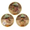 24TE Handmade Straw Small Duck Chick Figurine with Bowknot Weaving Animal Statue Ornament Easter Home Garden Wedding Party