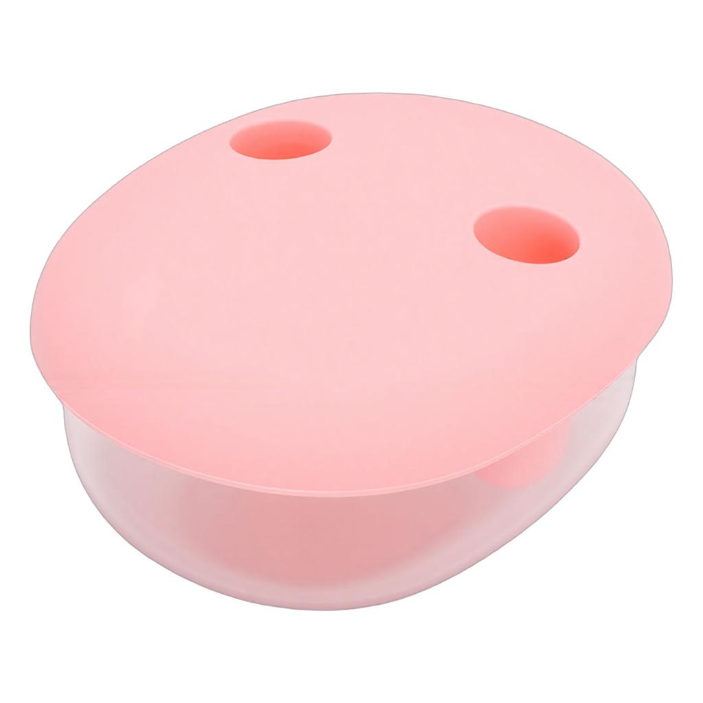 Contenitore Snack 2 in 1 Senza Sporco   Scatola Snack Ermetica per Alimenti con Coperchio a Dita Tieni le Mani Pulite