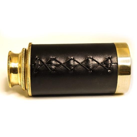 Hand Held Telescope Spotting Scope With Wooden Box Pirate Navigation 15.24cm