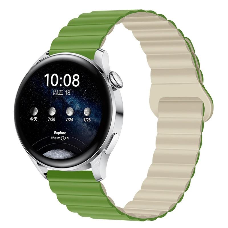 Silicone Strap For Samsung Galaxy watch 6 4 Classic 5 pro 3 Magnetic Loop bracelet HUAWEI GT 2 2e Pro 3 4 20mm 22mm Watch band