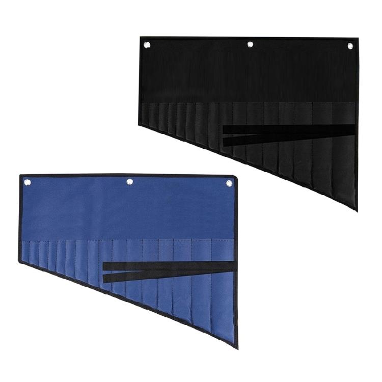 Organized Tool Pouch Reinforced 600D Cloth Fabric For Long Lasting Durability Wrench Roll Organizer Bag