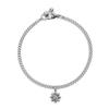 Jbans Classic Daisy Surgical Steel Chain Couple Bracelet (Y2101-Ac066_Sv)