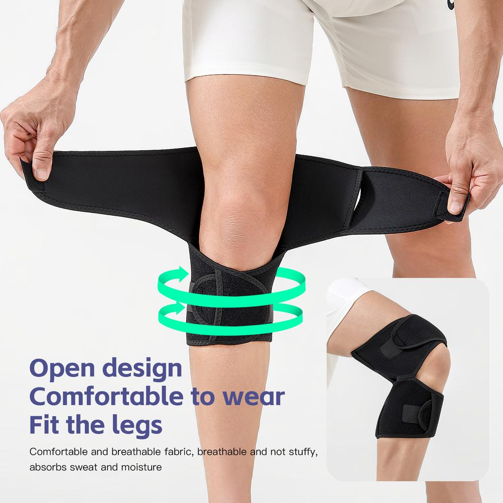 1Pc Joint Support Knee Pad Non-Slip Lift Pain Relief For Knee Power Spring Force Stabilizer Knee Booster Working Sports Elder