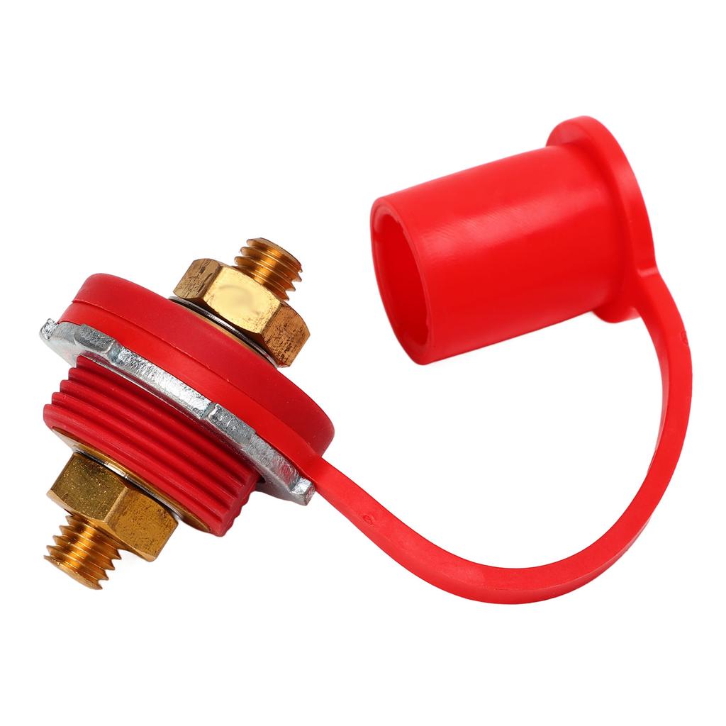250A Battery Terminal Connector 3 8in Strong Strength Brass Stud Terminals for Car RV Boat Red