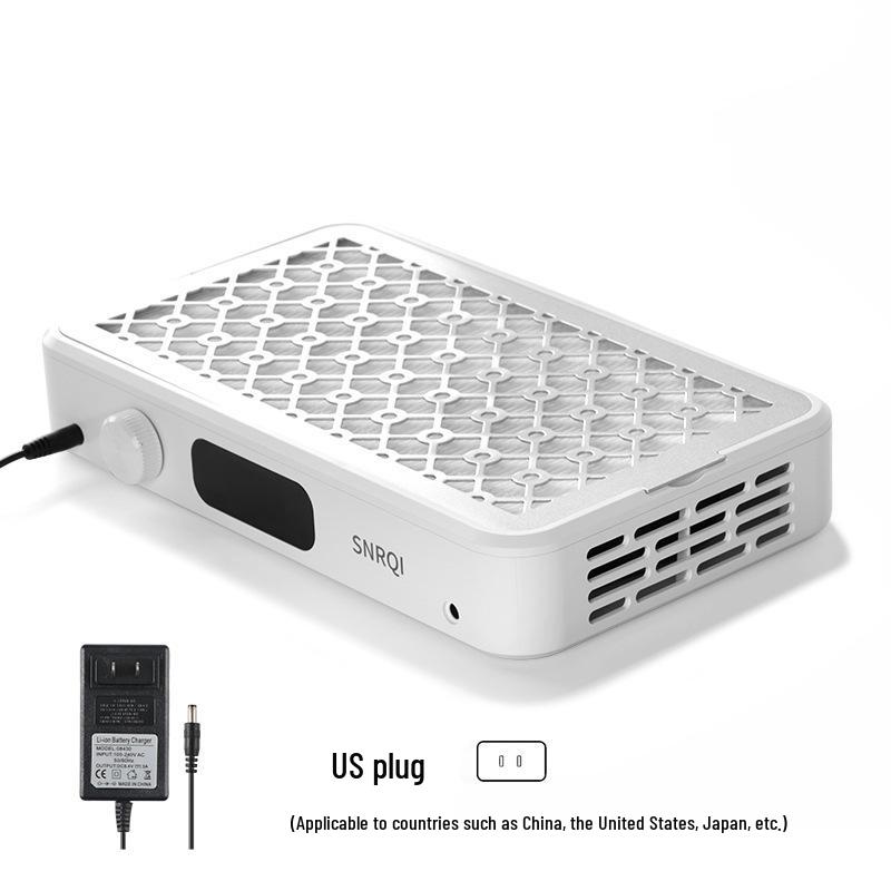 

SNRQI Двухтурбинный бесщеточный пылесборник для ногтей с высокой мощностью всасывания и большим охватом площади