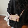 Autumn New Retro British Saddle Messenger Bag Women's Bag Niche High-end Simple Shoulder Small Square Bag