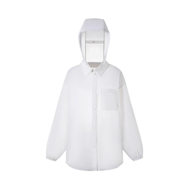 Unisex Detachable Hood Sun Protection Shirt 2XL