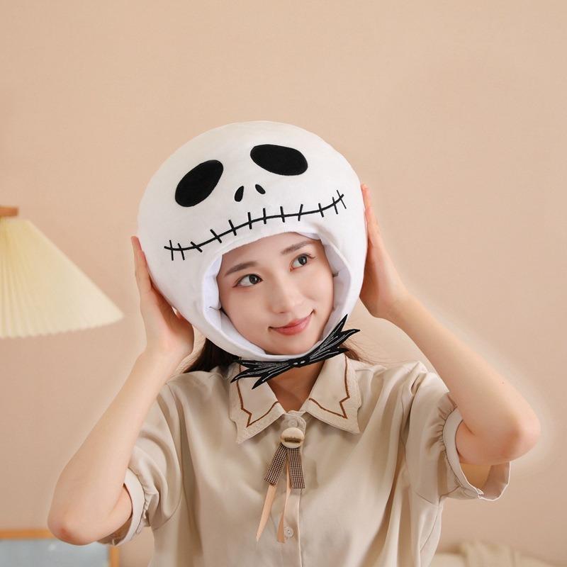 Hats Halloween, Bow Skull Hood Hat, Photo Props, Cartoon Hood, Performance Props