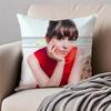 CCristin Milioti Cushion Cover Pillowcase Antidustmite Invisible Zipper Short Plush Sofa Cushion