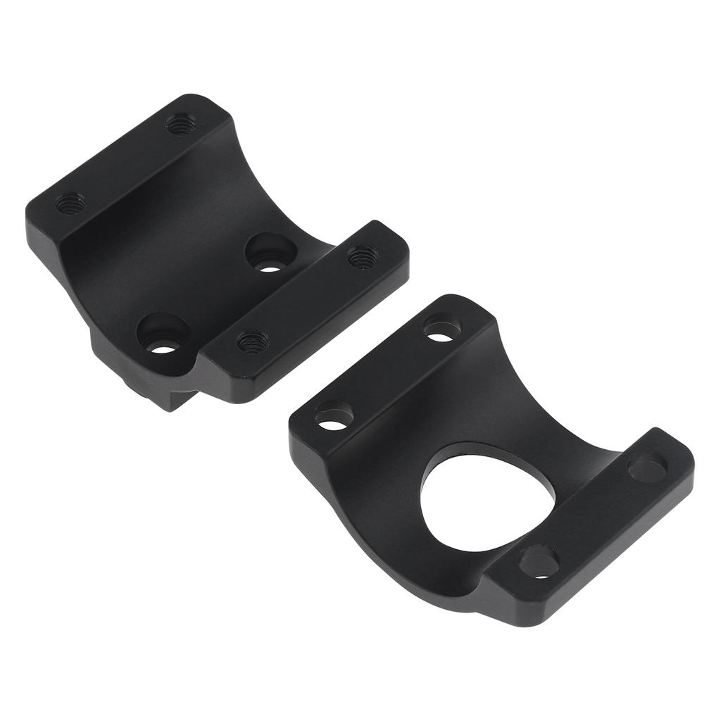 T6061 Aluminum 25.4mm Flashlight Mount Heavy Duty MLOK Rail Black Scope Circle Holder Secure Lock