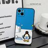 Cartoon P-pingu Kawaii Penguin Phone Case Silicone Soft For IPhone 17 Air 16 15 14 13 12 11 Plus Pro Max Plus