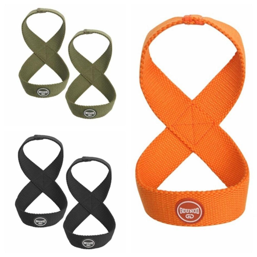 Anti Slip Weight Lifting Wrist Straps Pull Up Deadlift Wrist Straps 8-shaped Booster Belt  Fitness